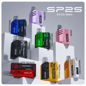 SP2S Max 充電式主機 思博睿方塊霧化煙桿 (通用 SP2S Max 替換煙彈)